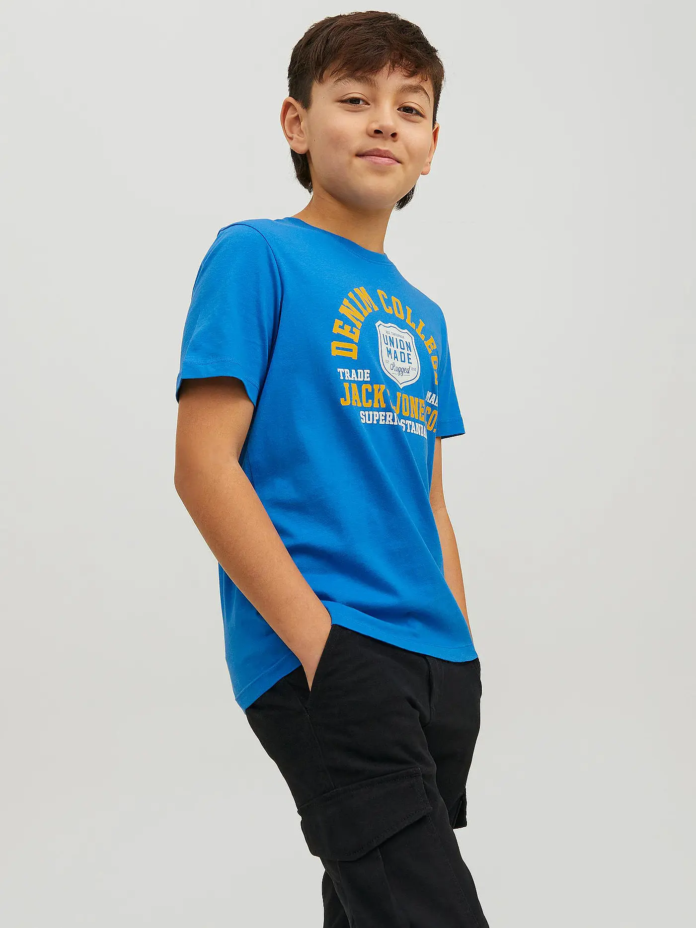 JACK & JONES | Jungen T-Shirt JJELOGO | blau